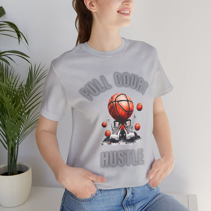 Basketball Tee - Full Court Hustle Design