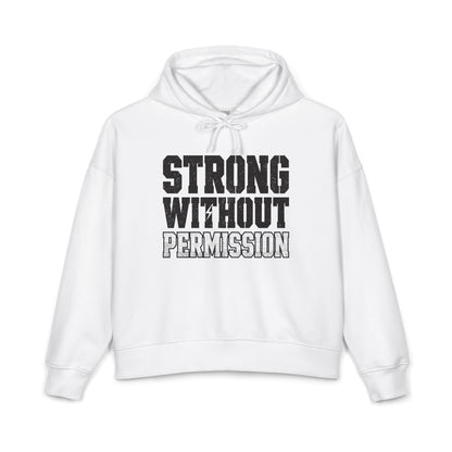 Strong Without Permission Women's Mid-Length Hoodie