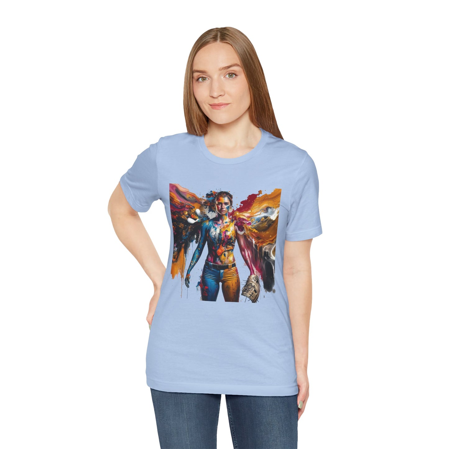 Painted Angel Softball T-Shirt