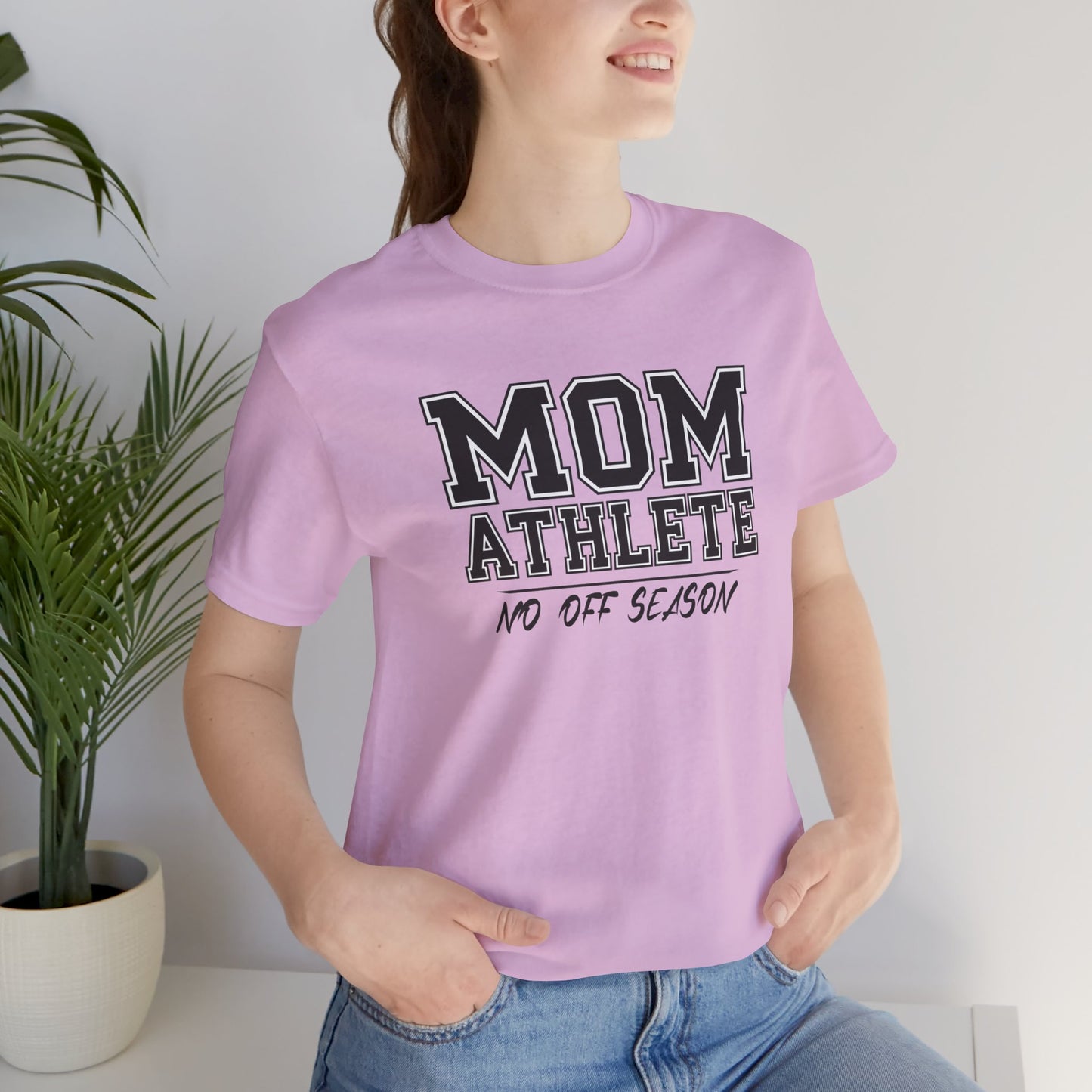 Mom Athlete No Off Season Tee | Sports Mom Graphic Tee