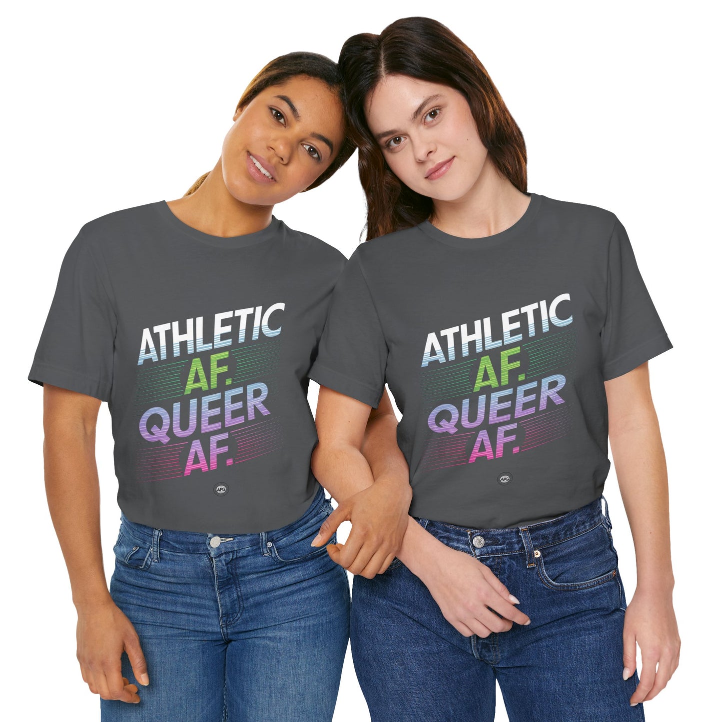 Athletic AF Queer AF Tee — LGBTQ+ Pride Athletic Graphic T-Shirt