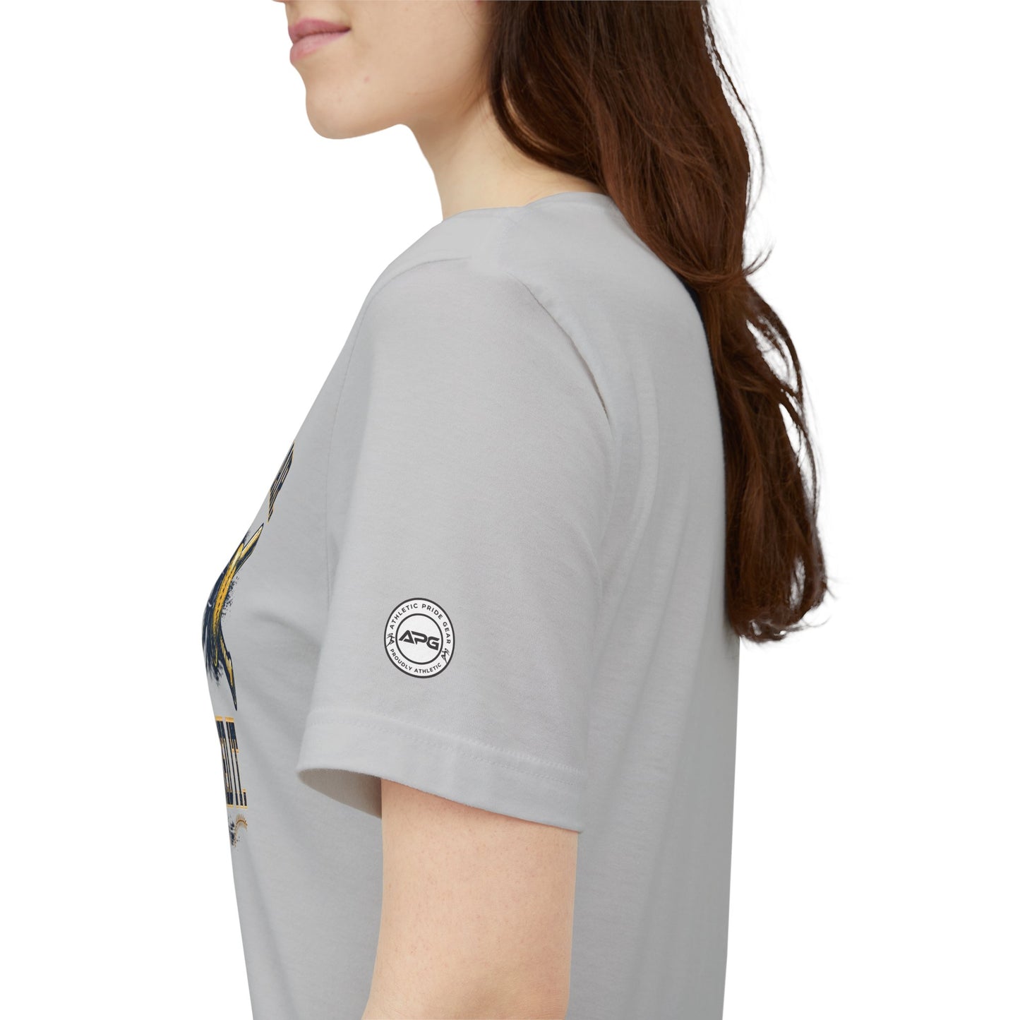 Helmet Hair Earned It Softball Graphic Tee