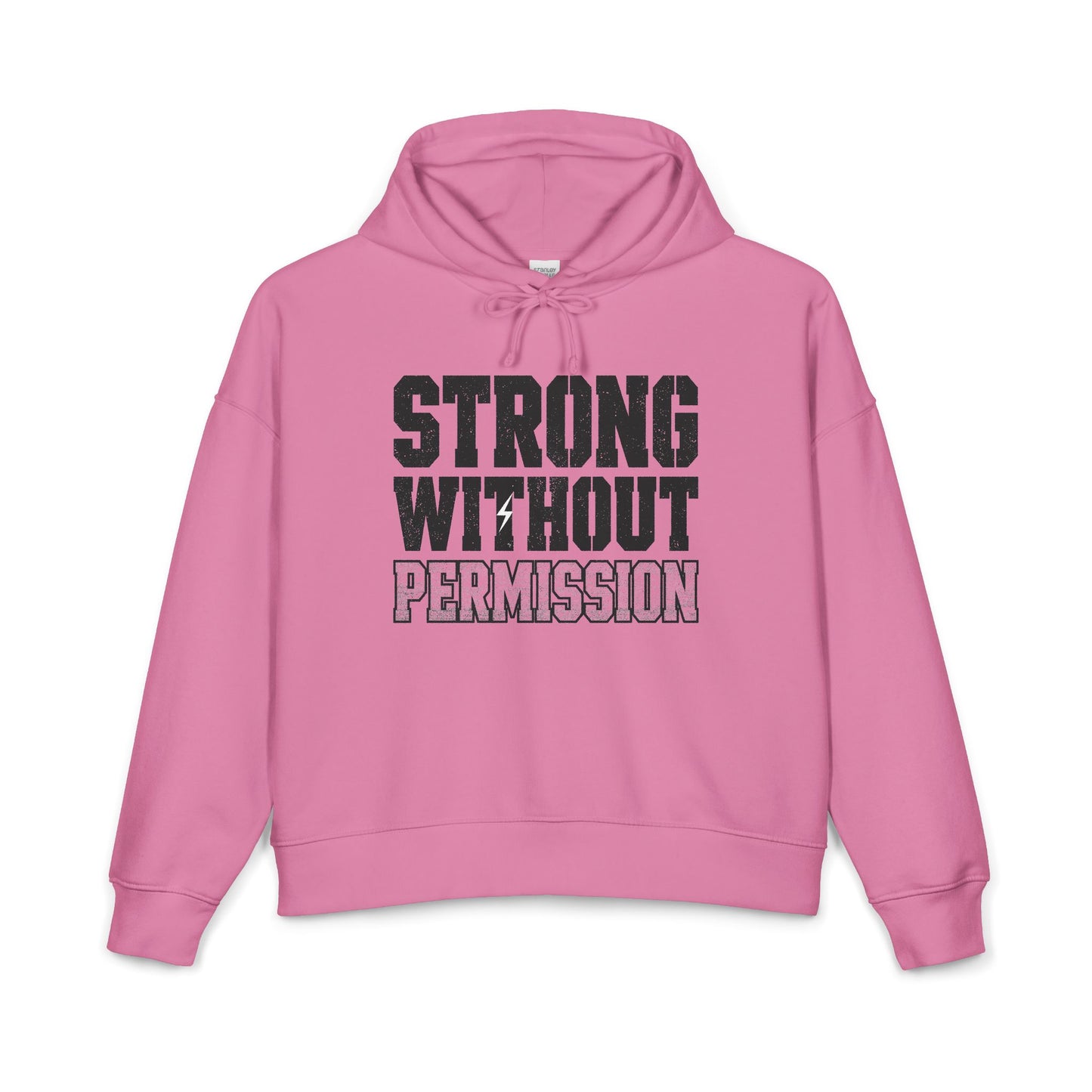 Strong Without Permission Women's Mid-Length Hoodie