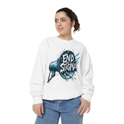 End the Stigma - Unisex Heavyweight Sweatshirt