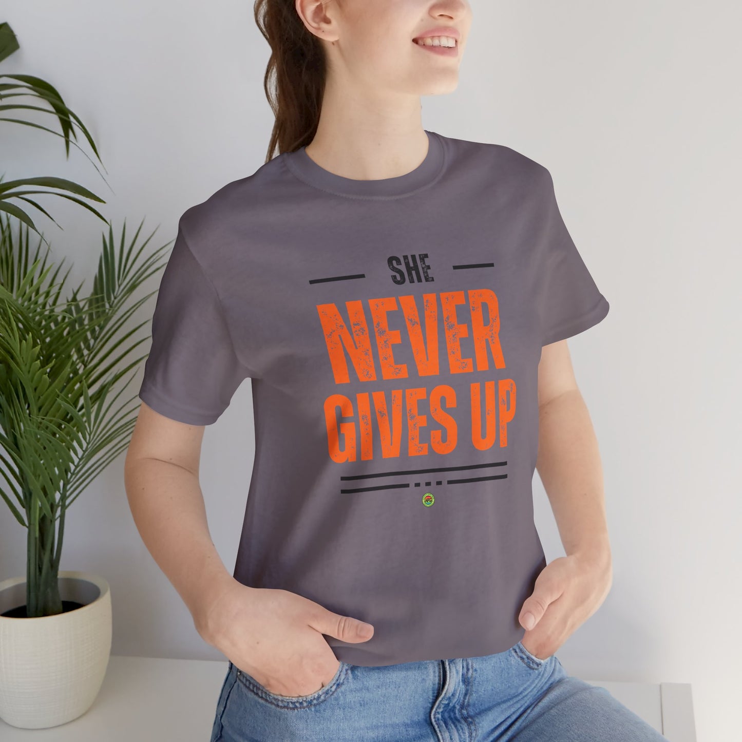 Graphic Tee - She Never Gives Up