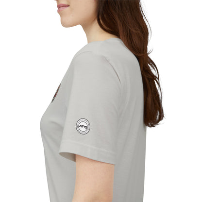 Block Line Society Roller Derby League Tee | Left Chest Crest Shirt