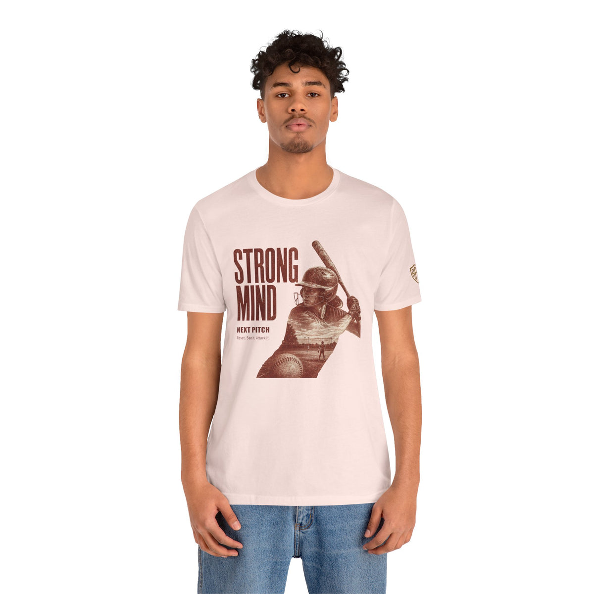 STRONG MIND Softball Tee – Next Pitch | Unisex Shirt
