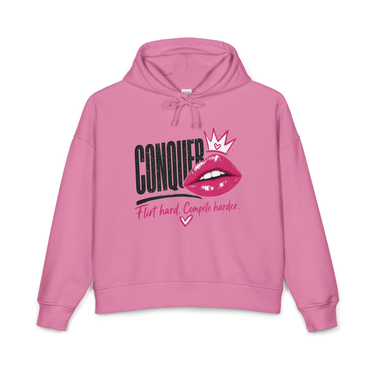 Conquer Flirt Hard Mid-Length Hoodie
