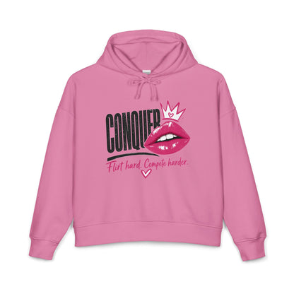 Conquer Flirt Hard Mid-Length Hoodie