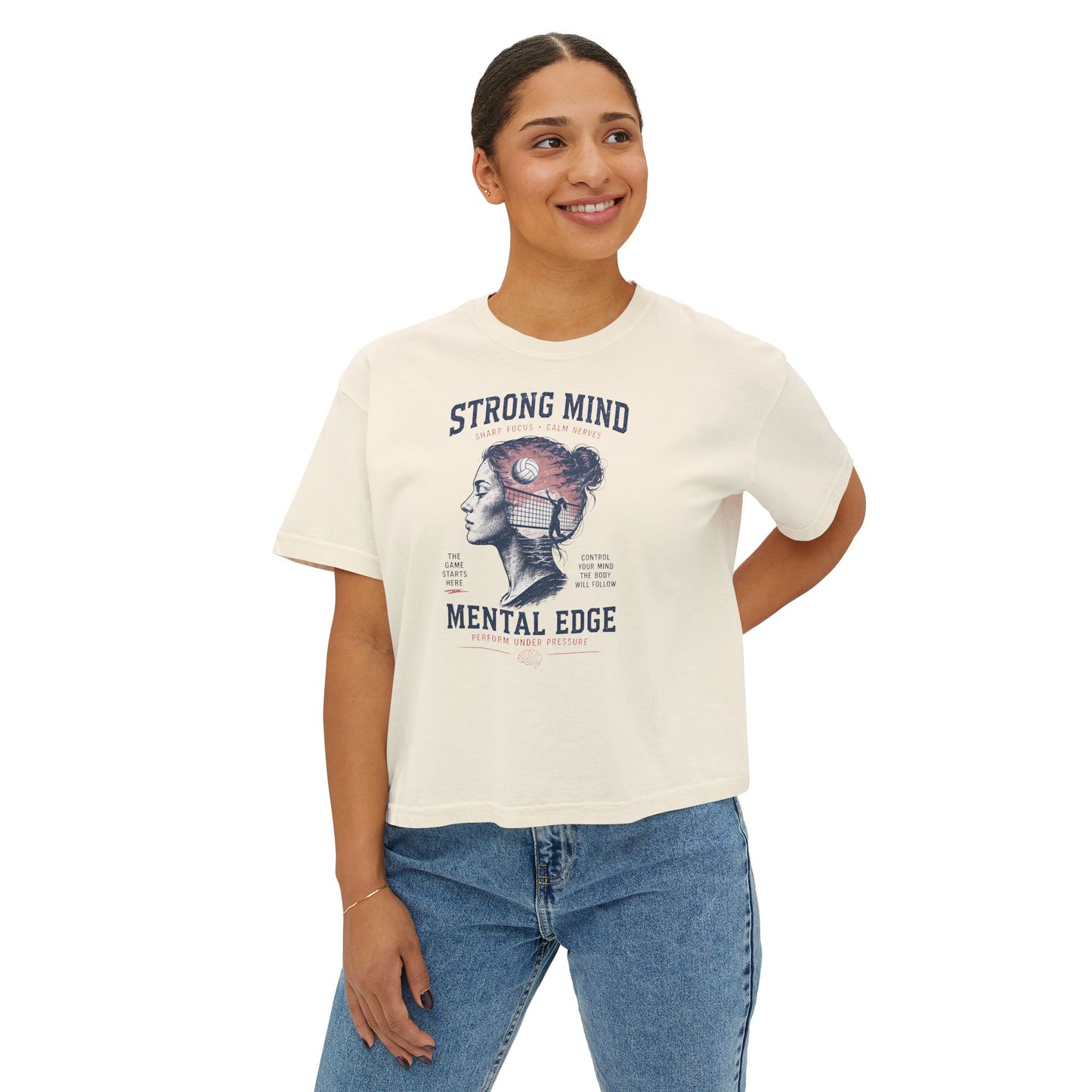 Strong Mind Mental Edge Women's Boxy Tee