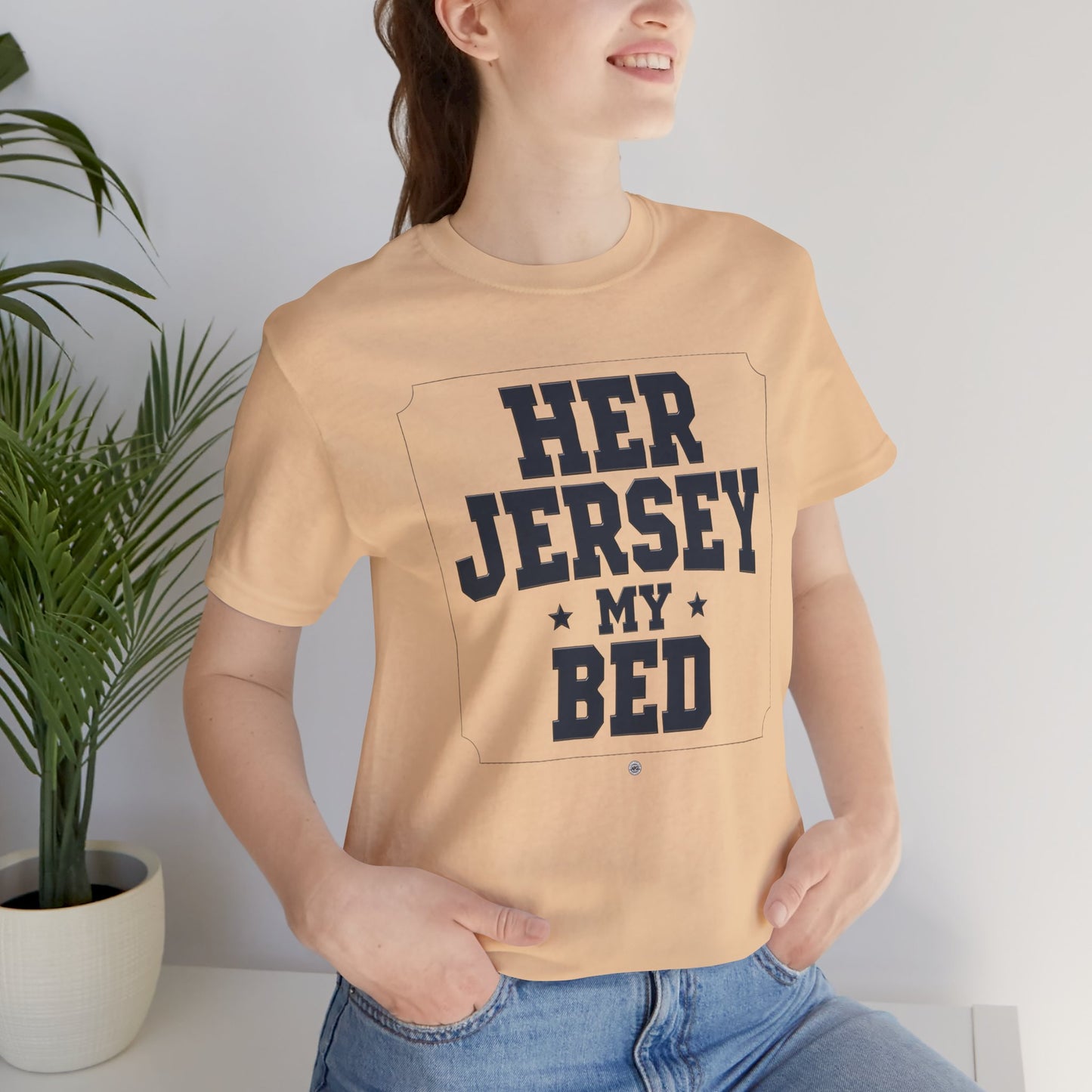 Her Jersey My Bed Tee