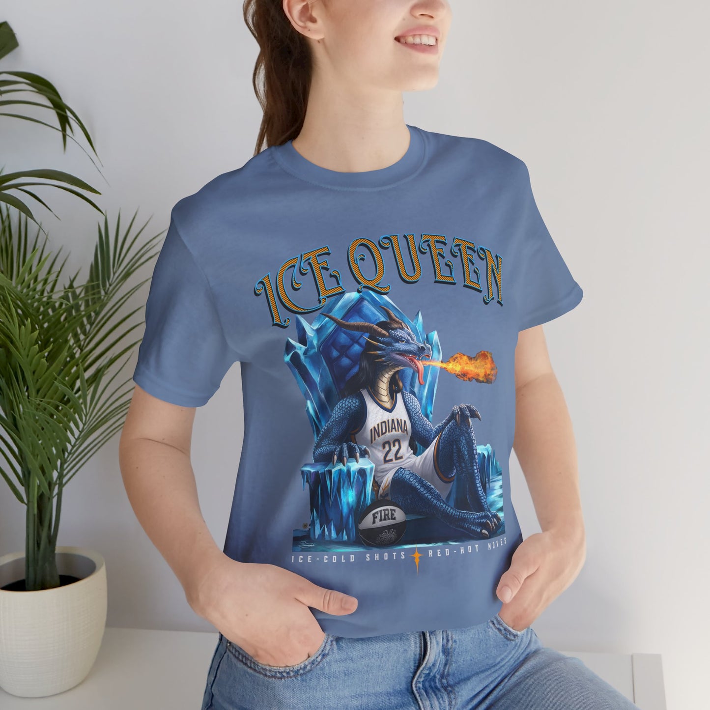 T-Shirt - Ice Queen Design Unisex Jersey Short Sleeve Tee
