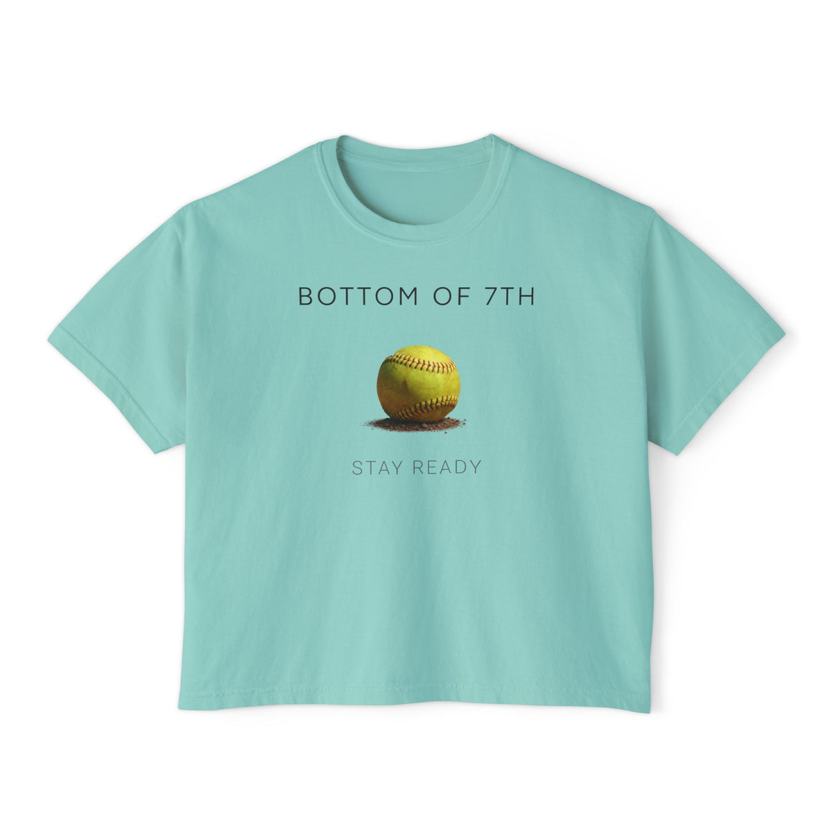 Bottom of 7th Softball Boxy Tee – Stay Ready