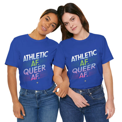 Athletic AF Queer AF Tee — LGBTQ+ Pride Athletic Graphic T-Shirt