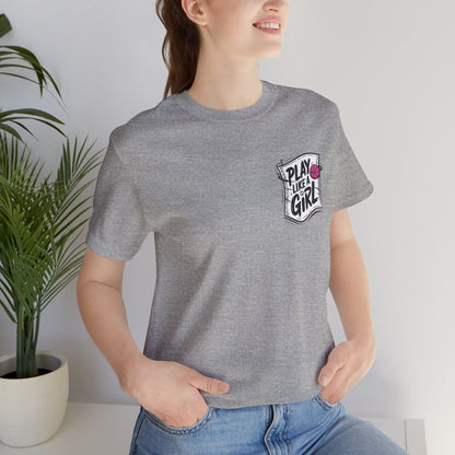 Play like a Girl Pocket Graphic Tee