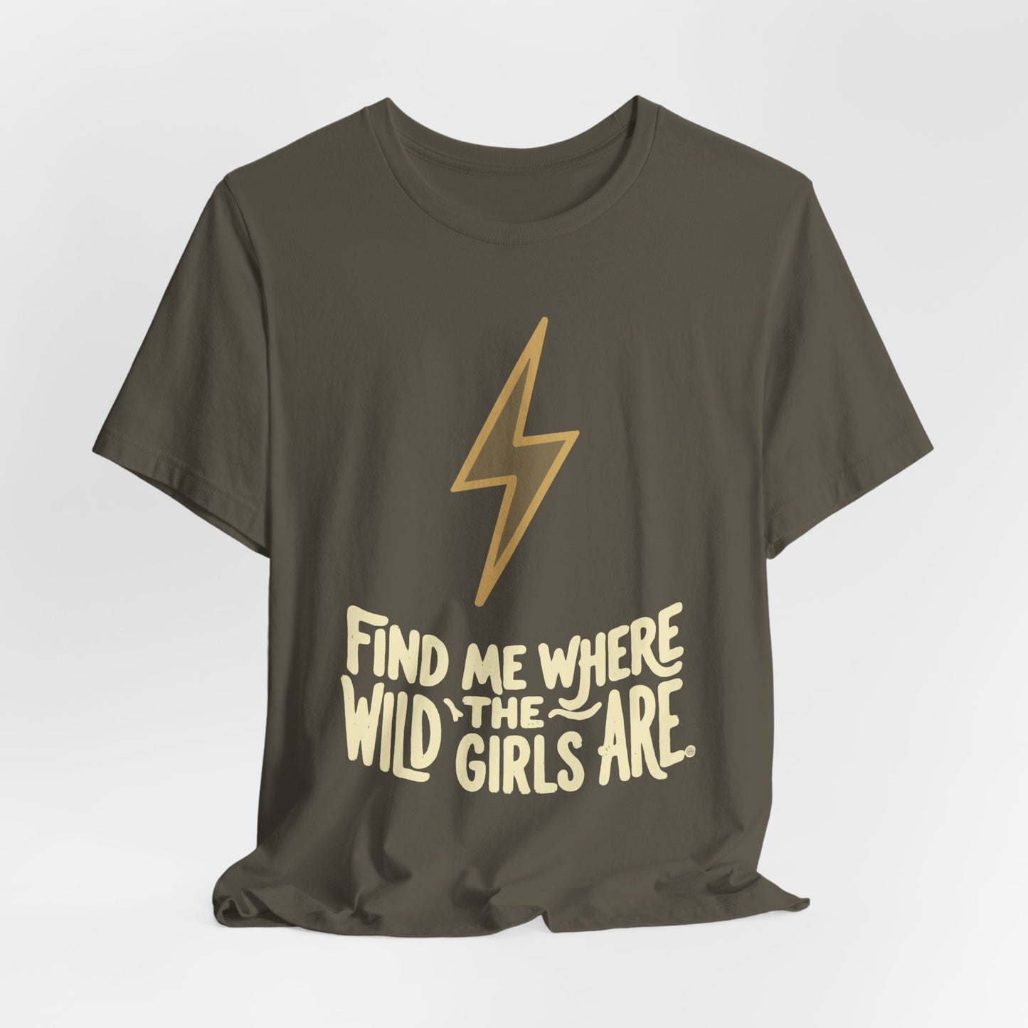 Lightning Bolt - Find Me Where the Wild Girls Are Tee