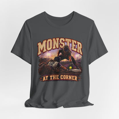 Monster at the Corner Softball Tee | APG After Dark |  Unisex T-Shirt