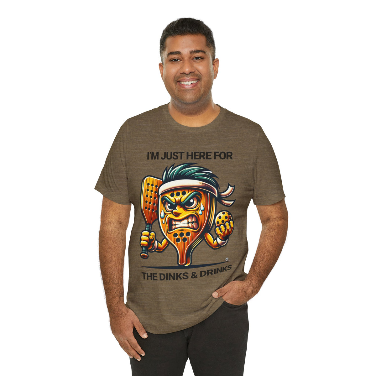Dinks and Drinks Pickleball Tee