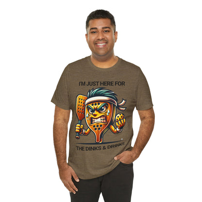 Dinks and Drinks Pickleball Tee