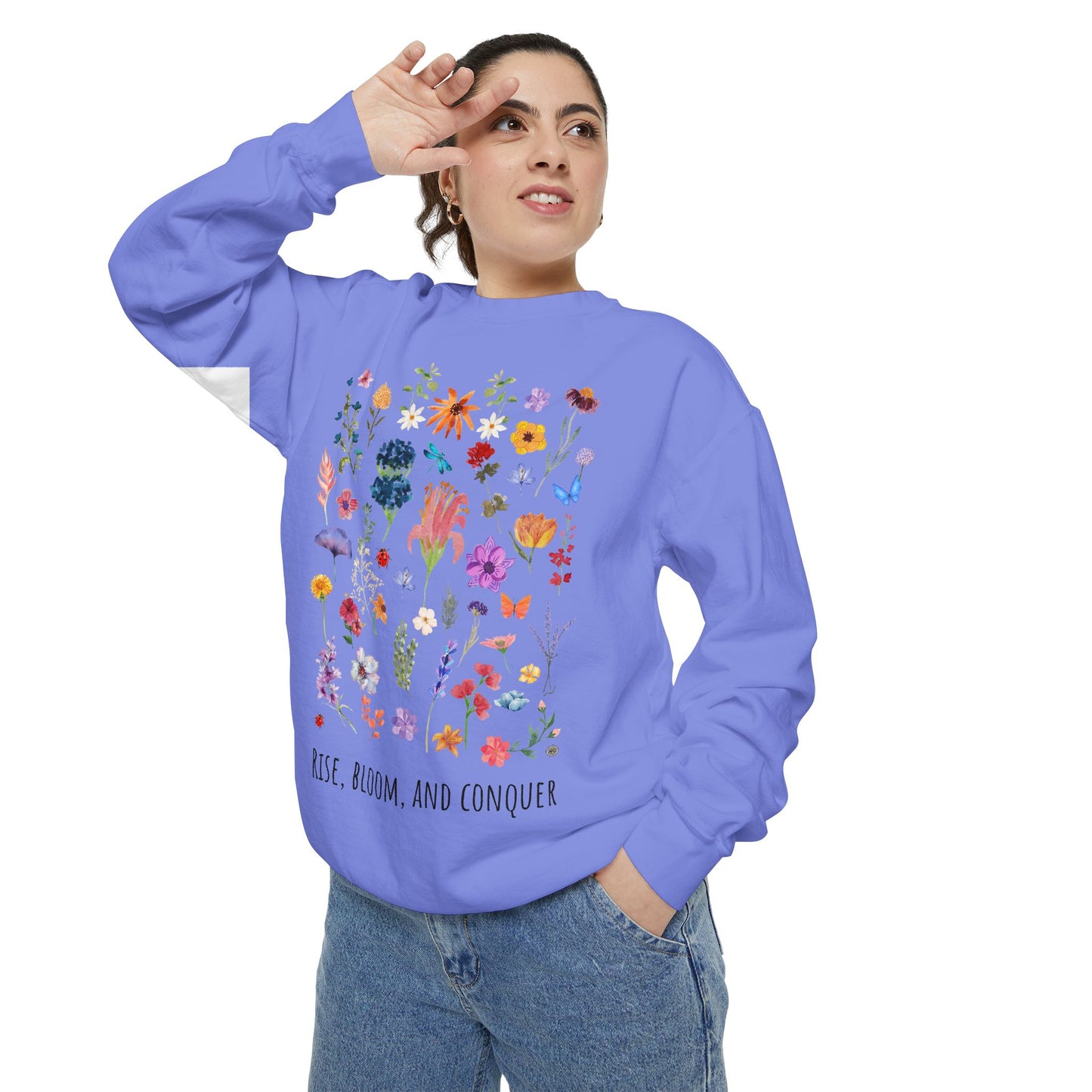 Rise, Bloom and Conquer - Heavyweight Crewneck
