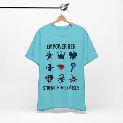 Empower her symbols tee