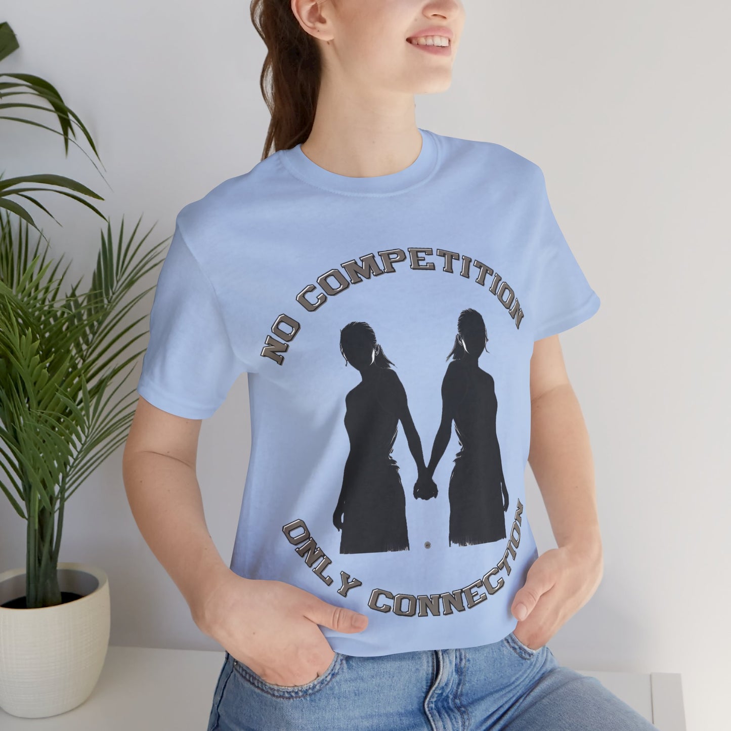 No Competition Only Connection Topography Unisex Tee
