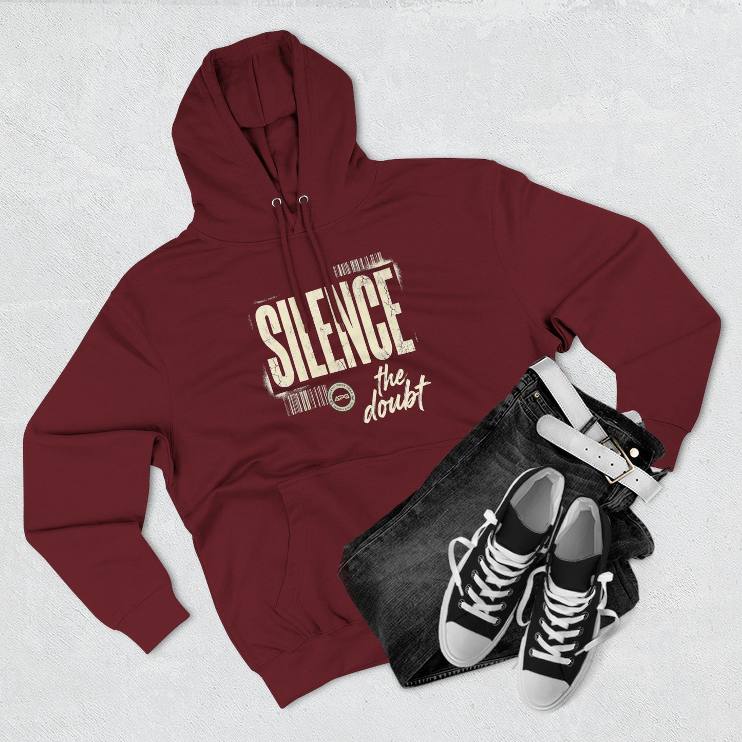 Silence the Doubt 80/20 Cotton-Blend Hoodie