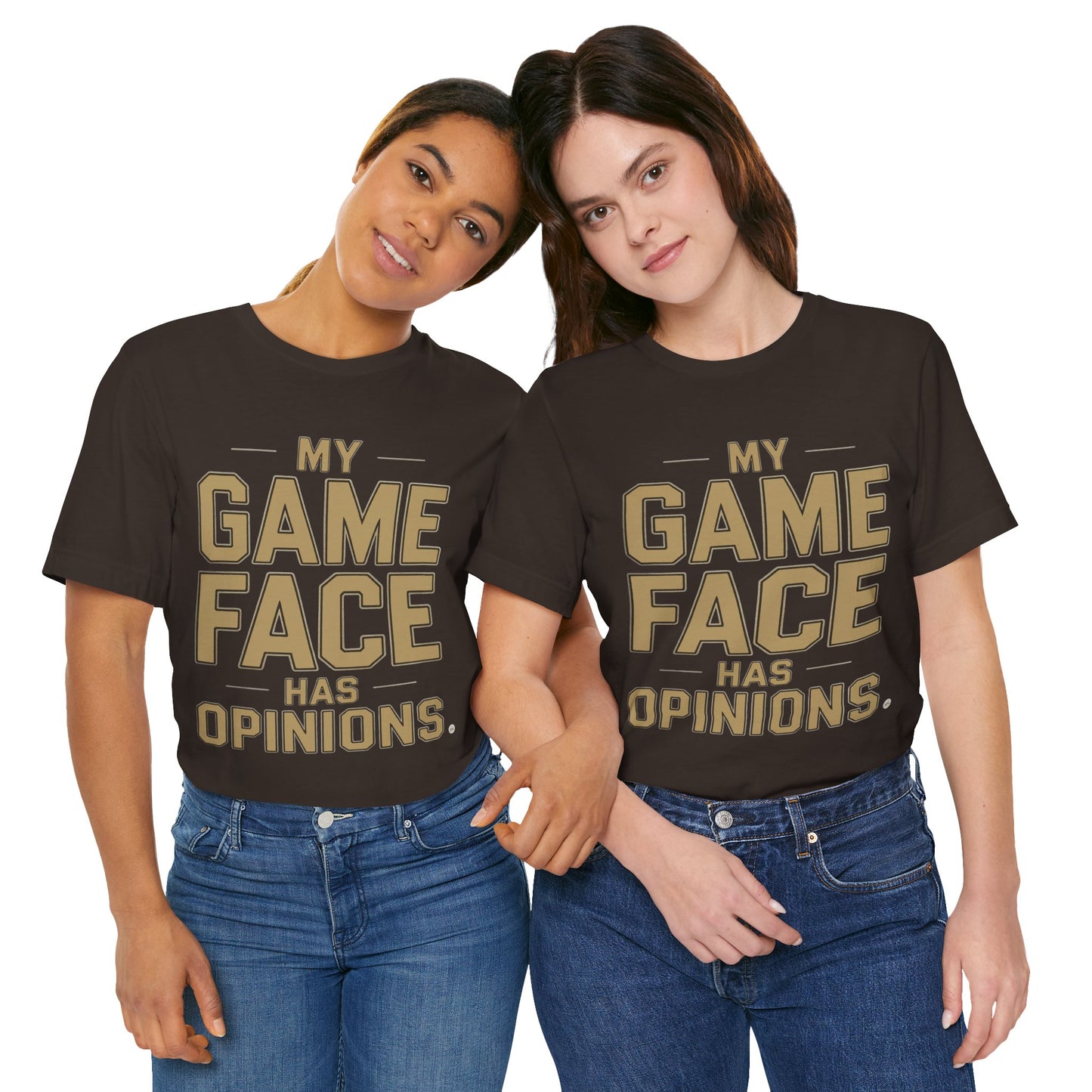 Athletic Tee | My Game Face Has Opinions