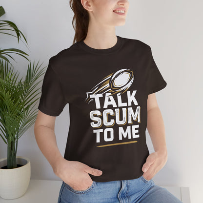Talk Scum To Me Rugby Graphic Tee