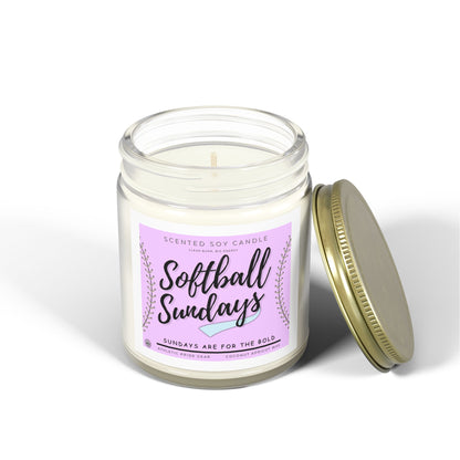 Softball Sundays – 9oz Scented Candle – Coconut Apricot Wax