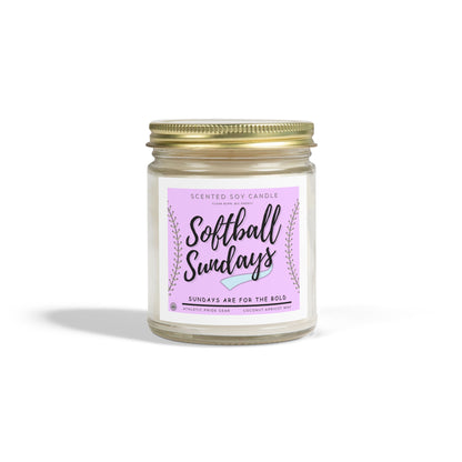 Softball Sundays – 9oz Scented Candle – Coconut Apricot Wax