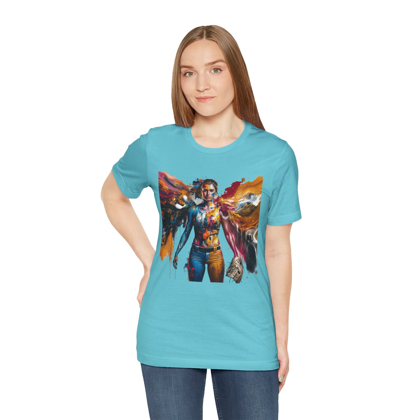 Painted Angel Softball T-Shirt