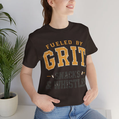 Fueled by Grit Snacks & Whistles Tee