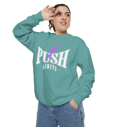 Push Limits Motivational Heavyweight Sweatshirt