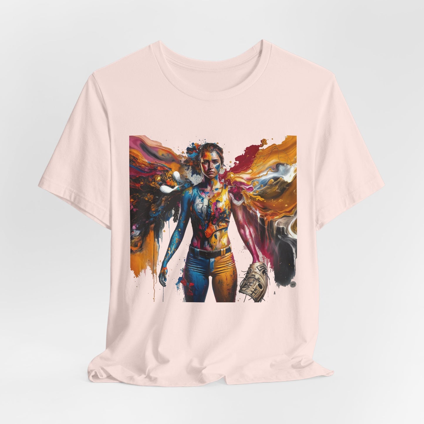 Painted Angel Softball T-Shirt