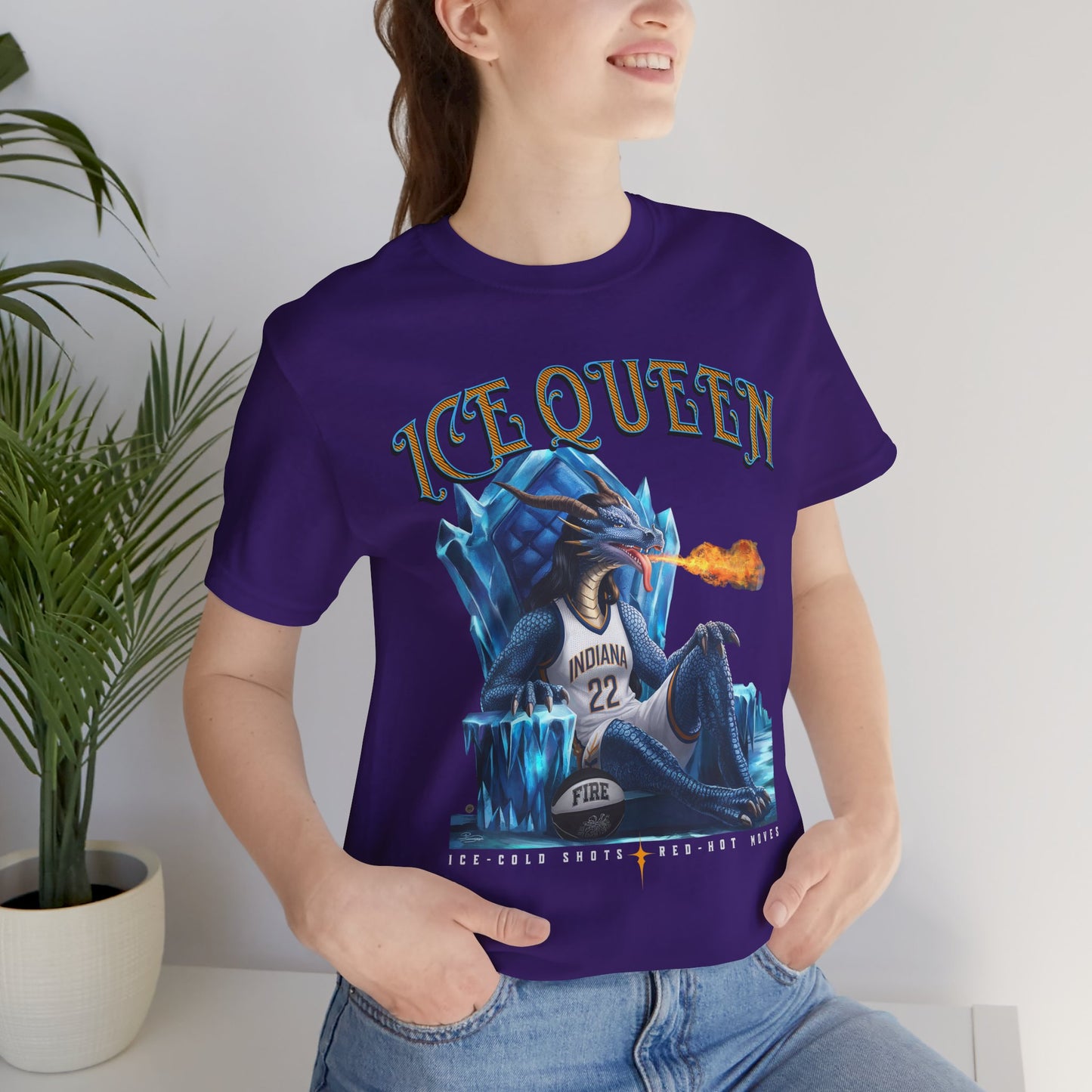 T-Shirt - Ice Queen Design Unisex Jersey Short Sleeve Tee