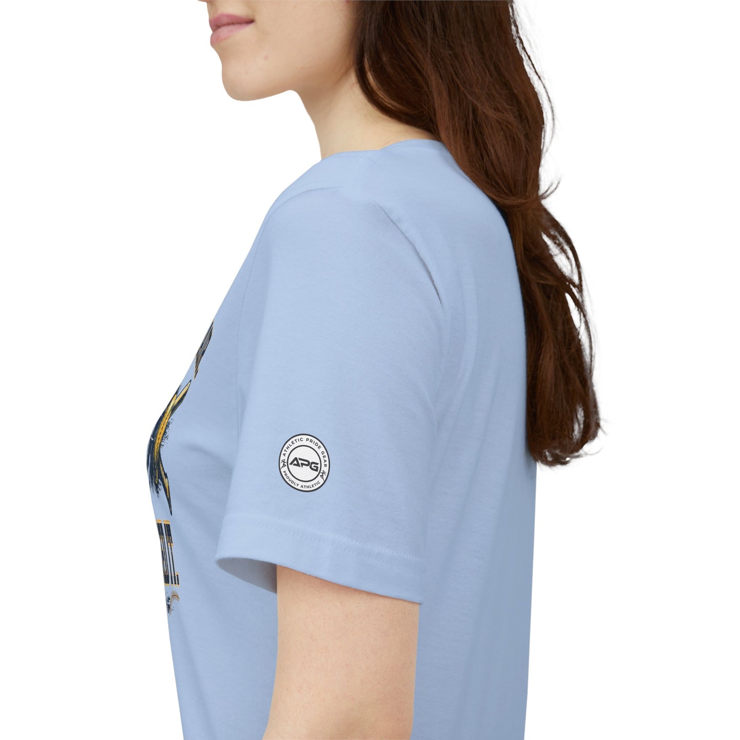 Helmet Hair Earned It Softball Graphic Tee