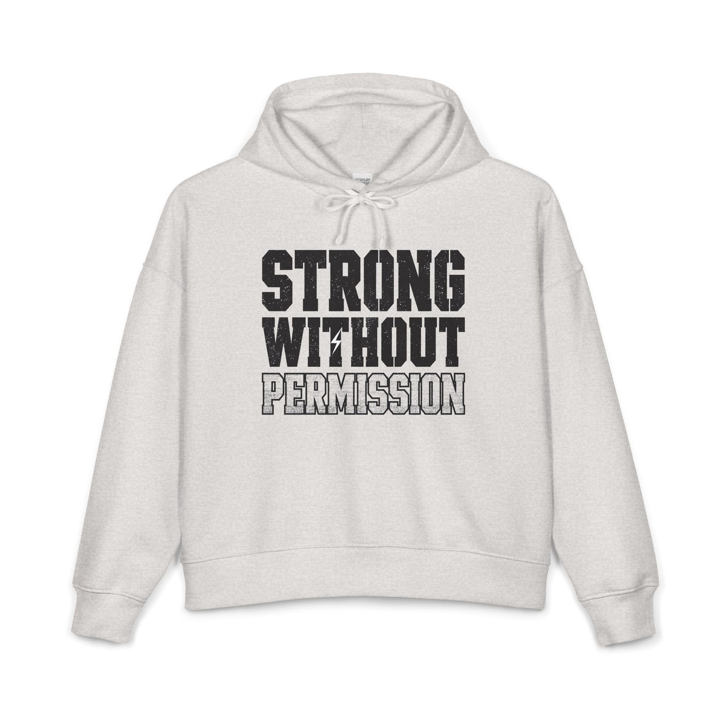 Strong Without Permission Women's Mid-Length Hoodie