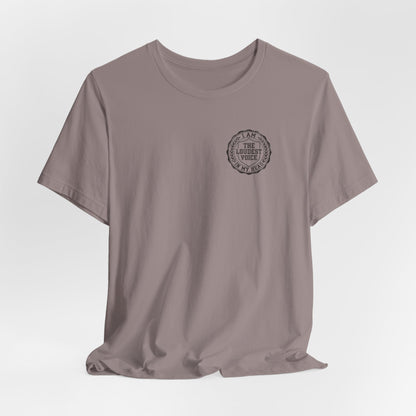 The Loudest Voice In My Head Badge Tee