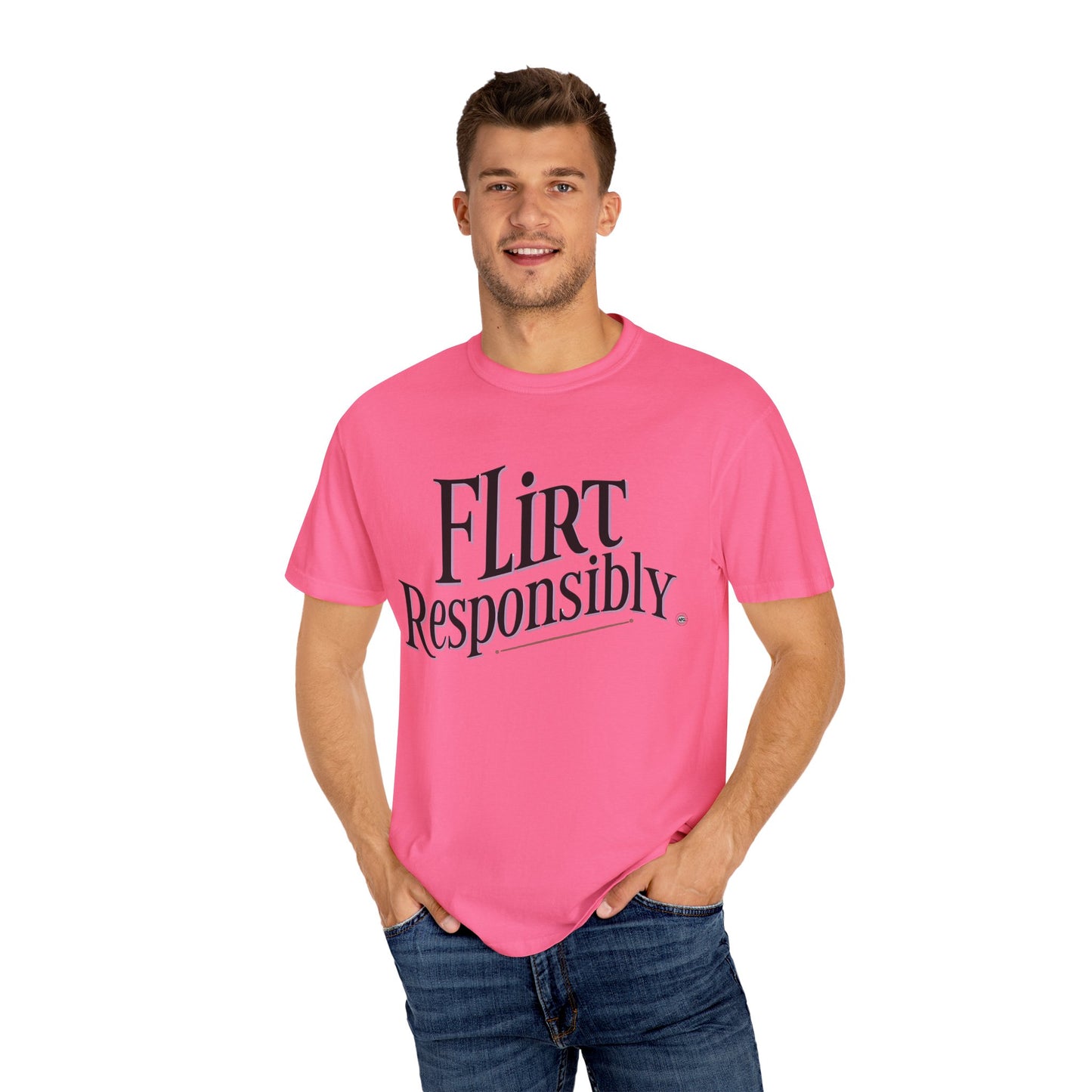 Unisex Tomboy T-shirt - 'Flirt Responsibly'