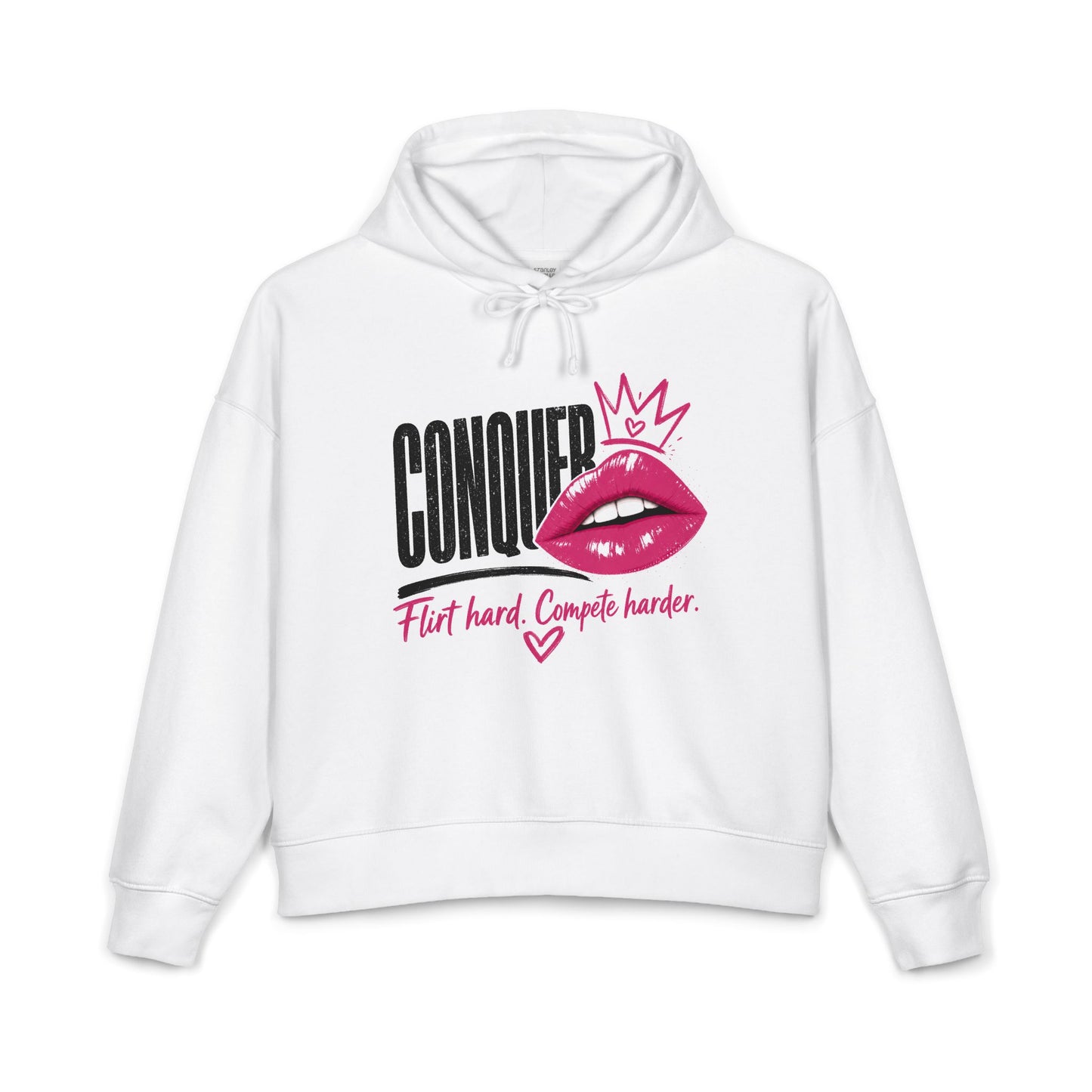 Conquer Flirt Hard Mid-Length Hoodie