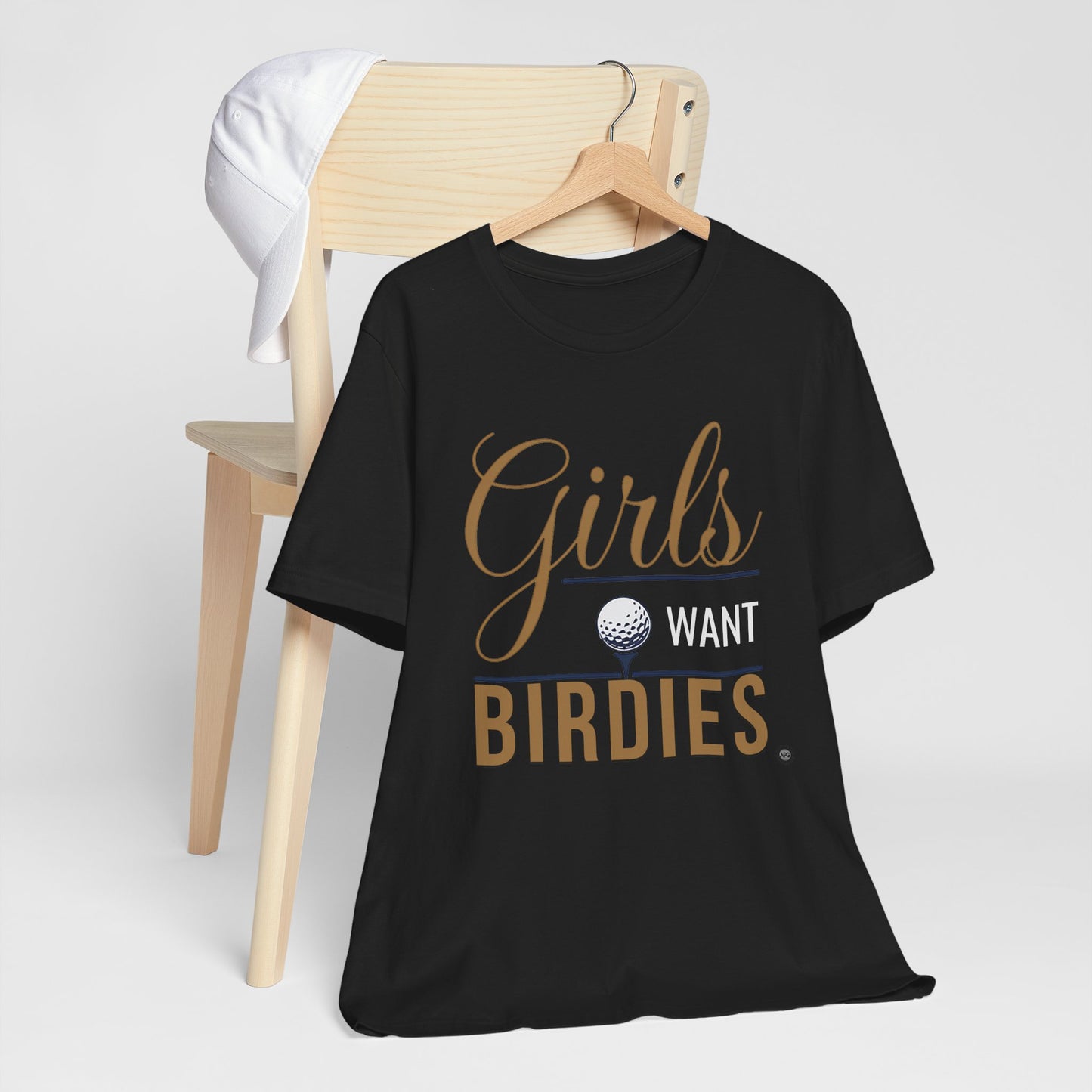 Girls Want Birdies Golf Tee
