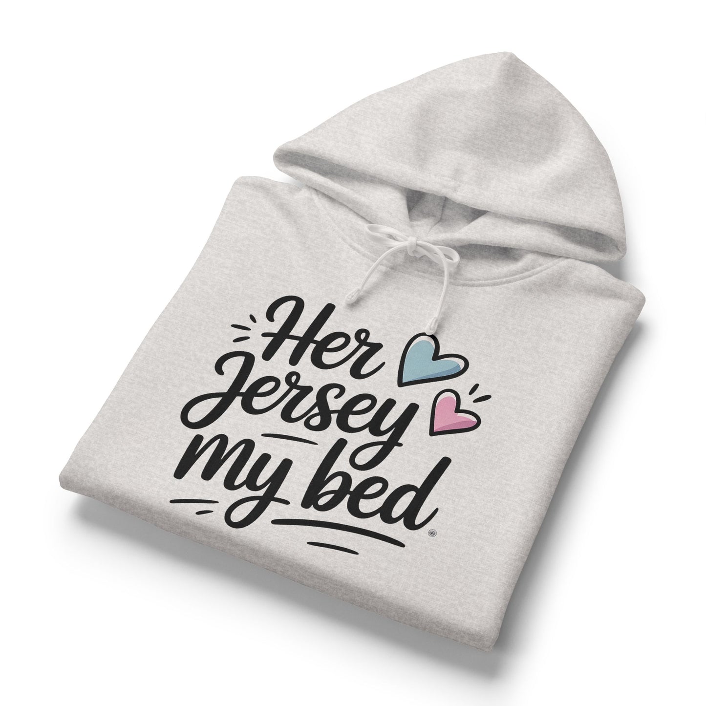 Her Jersey My Bed Mid-Length Hoodie