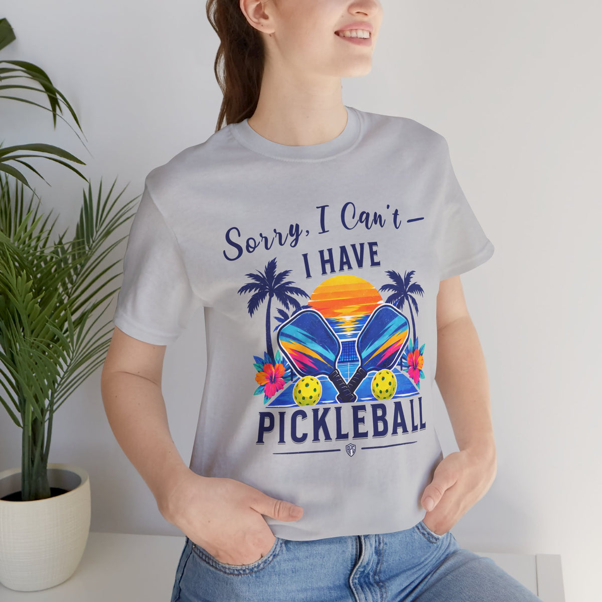 Sorry, I Can’t — I Have Pickleball | Tropical Pickleball Shirt