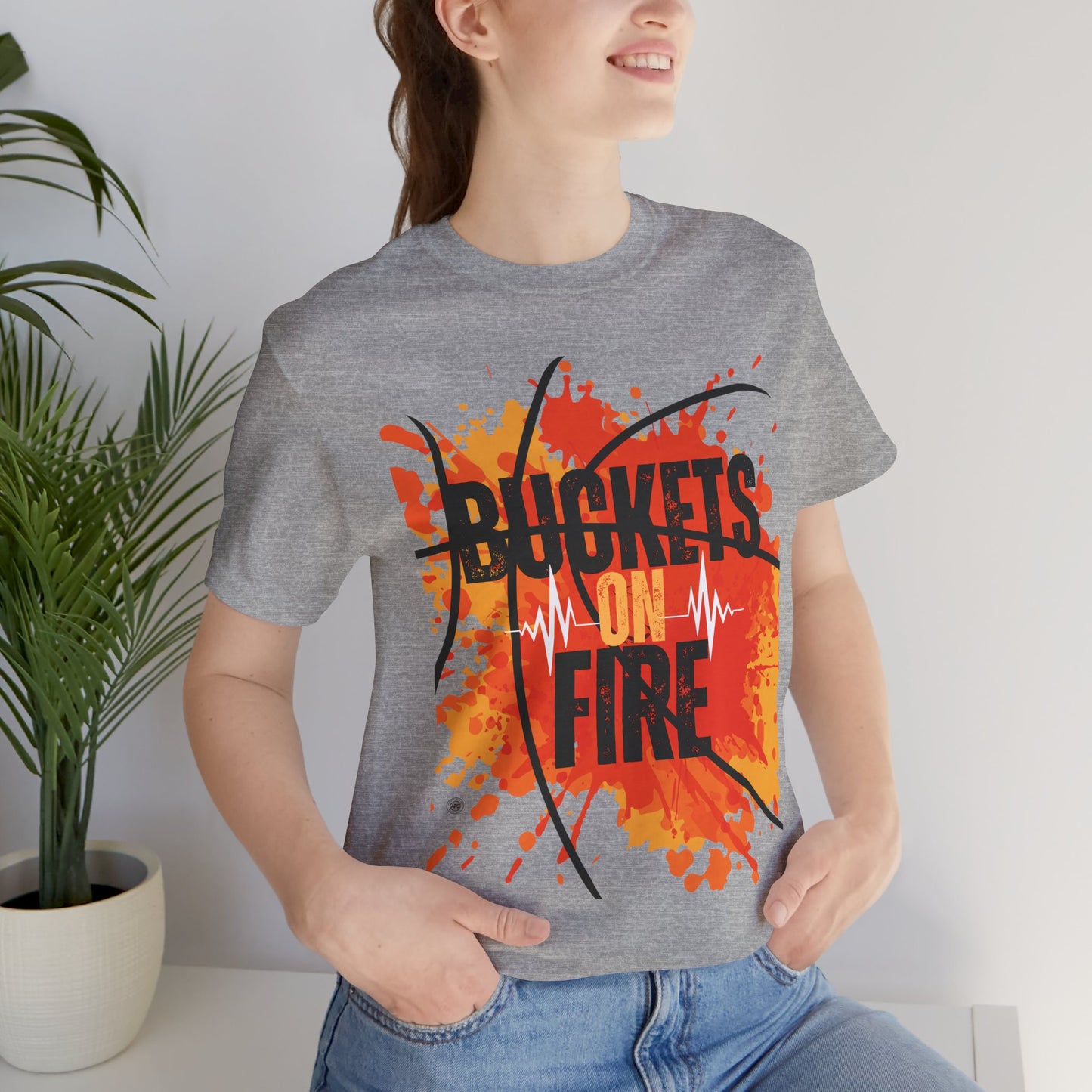 Buckets on Fire Graphic T-Shirt