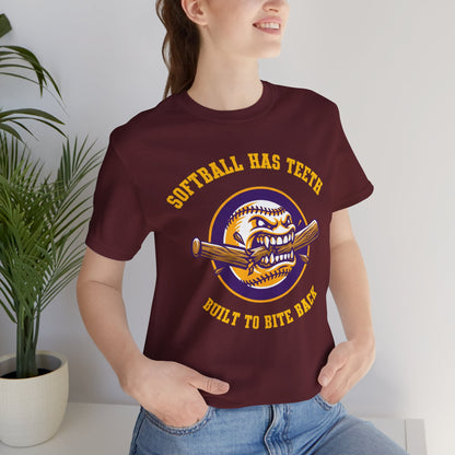 Softball Has Teeth Graphic Tee