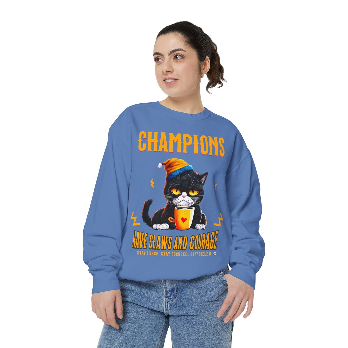 Clawed Champions Sweatshirt - Stay Fierce, Focused, and Fueled