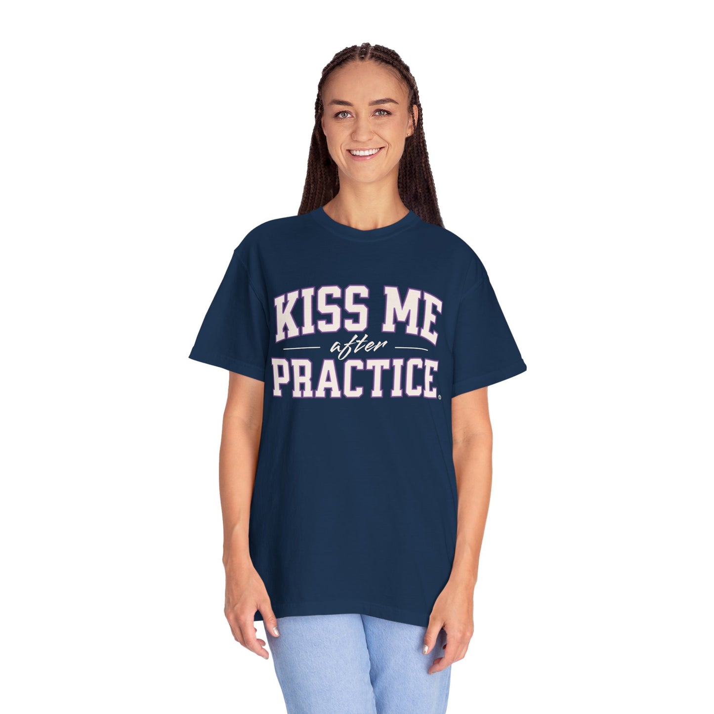 Unisex Tomboy T-shirt - 'Kiss Me after Practice'