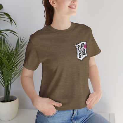 Play like a Girl Pocket Graphic Tee