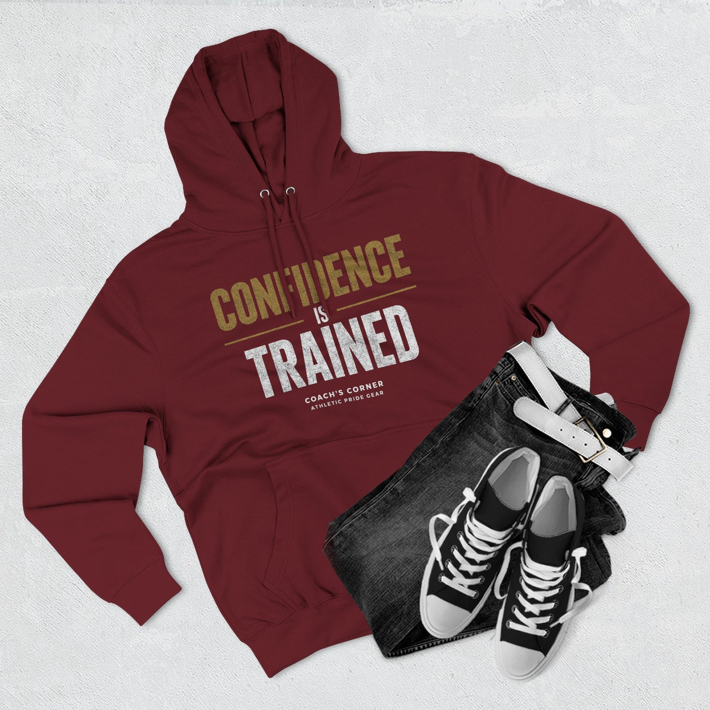Confidence Trained — Motivational APG Hoodie